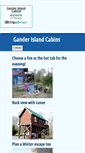 Mobile Screenshot of ganderislandcabins.com